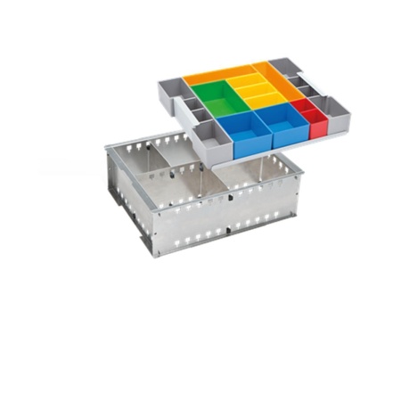 BOSCH SORTIMO Einlage Trennblechrahmen & Insetboxen-Set H3 & Deckelpolster für L-BOXX 238