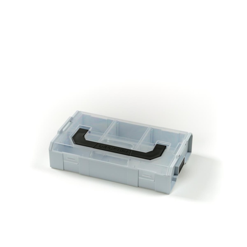 BOSCH SORTIMO L-BOXX Mini Gris Couvercle Transparent 