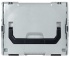 BOSCH SORTIMO Systembox L-BOXX 238 grau & Trennblechrahmen & Insetboxen-Set H3 & Deckelpolster