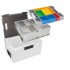BOSCH SORTIMO Systembox L-BOXX 238 grau & Trennblechrahmen & Insetboxen-Set H3 & Deckelpolster