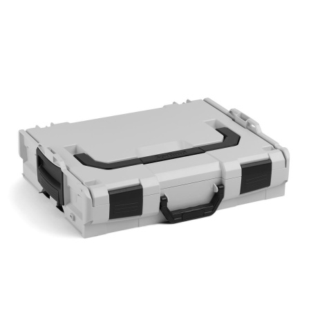 BOSCH SORTIMO Systembox L-BOXX 102 grau & Insetboxen-Set BC3 & Deckelpolster
