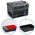 BOSCH SORTIMO Systembox LS-BOXX 306 anthrazit & i-BOXX 72 Black Line & Insetboxen-Set A3 & LS-Schublade 72 Black Line