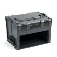 BOSCH SORTIMO Systembox LS-BOXX 306 anthrazit & i-BOXX 72 Black Line & Insetboxen-Set H3 & LS-Schublade 72 Black Line
