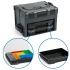 BOSCH SORTIMO Systembox LS-BOXX 306 anthrazit & i-BOXX 72 Black Line & Insetboxen-Set H3 & LS-Schublade 72 Black Line