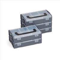 BOSCH SORTIMO Systembox L-BOXX Mini anthrazit Deckel transparent 10 Stück