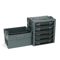 BOSCH SORTIMO Systembox i-RACK 5-fach anthrazit...