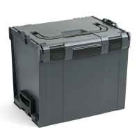 BOSCH SORTIMO Systembox L-BOXX anthrazit L-BOXX 136 & L-BOXX 374 & L-BOXX 238 & L-BOXX 102 & L-BOXX Rollbrett