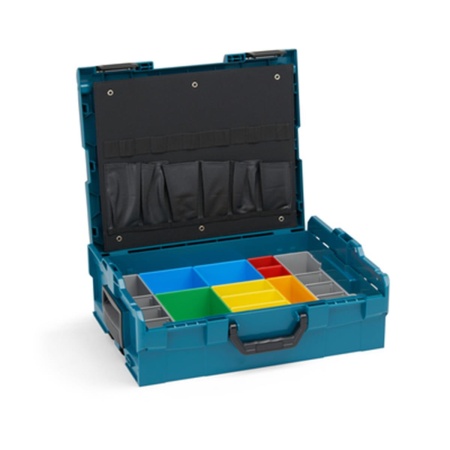 Bosch Sortimo Boxxen System L-Boxx 136 grün mit Werkzeugkarte und Insetbox H3