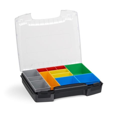 BOSCH SORTIMO Systembox LS-BOXX 306 anthrazit & 2 x i-BOXX 72 Black Line & Insetboxen-Set H3 & I3