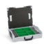 BOSCH SORTIMO Systembox L-BOXX 102 grau & Insetboxen-Set D3 & Deckelpolster