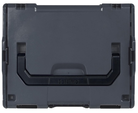 BOSCH SORTIMO Systembox L-BOXX 102 anthrazit & Insetboxen-Set K3 & Deckelpolster