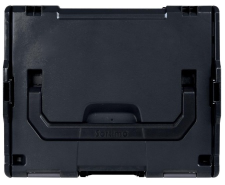 BOSCH SORTIMO Systembox L-BOXX 102 Black Line Verschlüsse anthrazit & Insetboxen-Set B3 & Deckelpolster