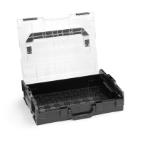 Bosch Sortimo L-Boxx 102 schwarz Deckel transparent mit Insetbox H3