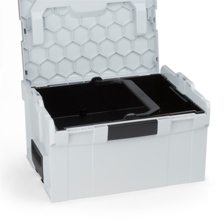 BOSCH SORTIMO Systembox L-BOXX 238 grau & Einhänge-Einsatz