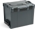 Bosch Sortimo Boxxen System L-Boxx 374 anthrazit Gr4 mit Einhänge-Einsatz