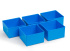 Einsatz-Kasten für Sortimentsboxen blau 104*104*63mm 25er Pack