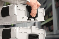 Bosch Sortimo Boxxen System L-Boxx 136 schwarz mit 4-Fach Mulden Einsatz