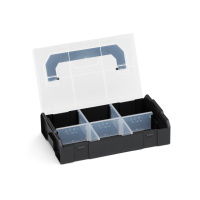 Bosch Sortimo L-BOXX Mini 3er Set Schwarz Deckel transparent