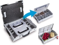 Bosch Sortimo L-BOXX Mini 3er Set Schwarz Deckel transparent