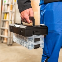 Bosch Sortimo L-BOXX Mini 3er Set Schwarz Deckel transparent