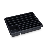 Bosch Sortimo Kleinteileinsatz 9  Mulden für i-BOXX 72 & LS-Tray 72 | 100 % recyceltes Polystyrol