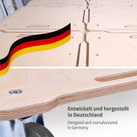 WFIX WORK SYSTEM BASE – Premium Rollbrett für L-BOXX Systeme - schwarz