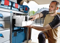 L-BOXX 136 grau Deckel blau industrial 3 Stück